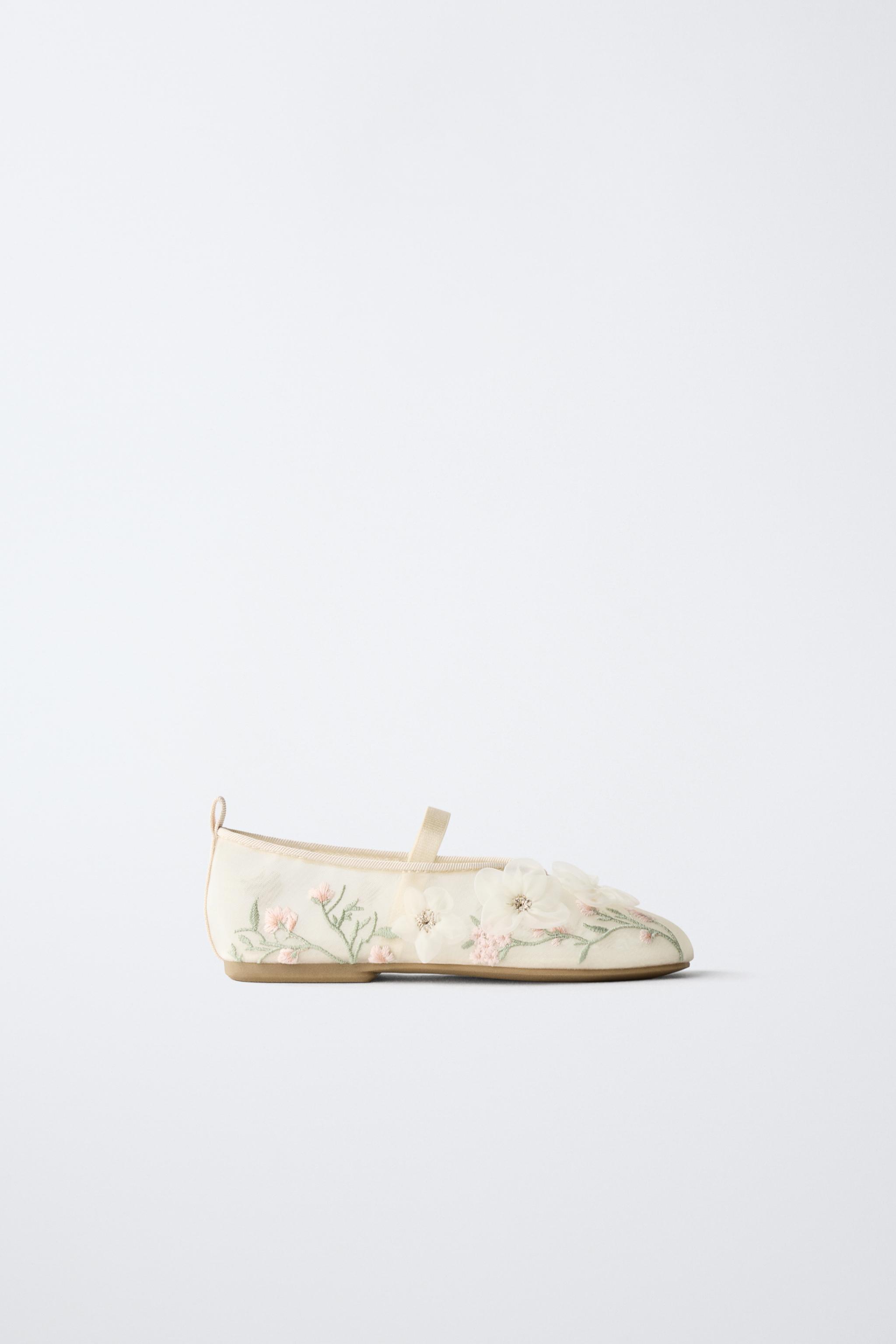 BALLERINES À FLEURS